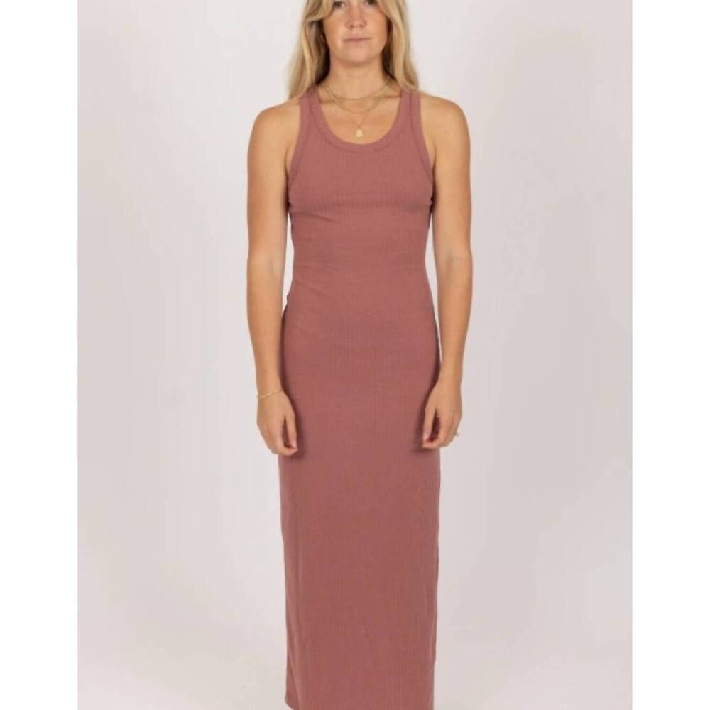 NEW RUSTY sunset tank maxi dress in mauve